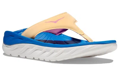 Hoka (wmns)  One One Ora Recovery Flip Slide 'impala Coastal Sky' In Blue