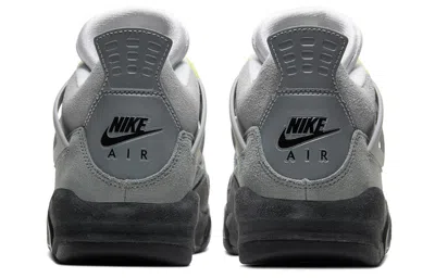 Air Jordan (gs)  4 Retro Se 'neon 95' In Gray