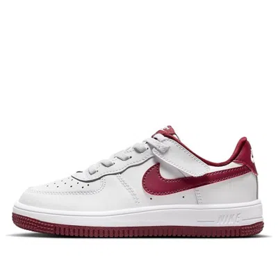 Nike (ps)  Force 1 Low Easyon 'white Team Red'