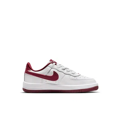Nike (ps)  Force 1 Low Easyon 'white Team Red'