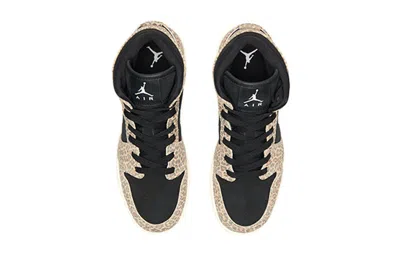Air Jordan (gs)  1 Mid Se 'leopard'
