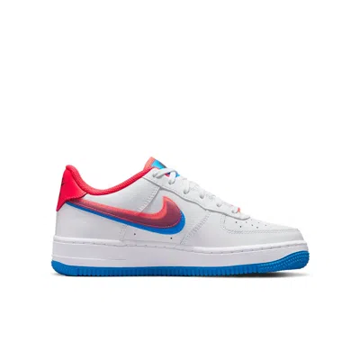 Nike (gs)  Air Force 1 Lv8 'offset Swoosh' In White