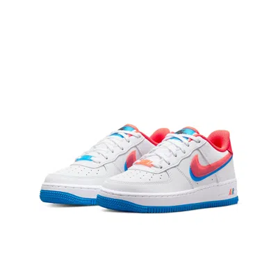 Nike (gs)  Air Force 1 Lv8 'offset Swoosh' In White