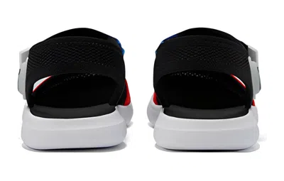Fila (ps)  Casual Flats Sandals 'black Red Blue' In Multi