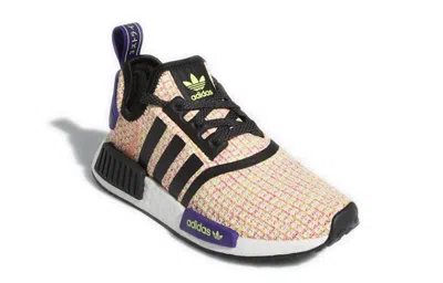 Adidas Originals (gs) Adidas Nmd_r1 J 'solar Yellow Pink' In Multi