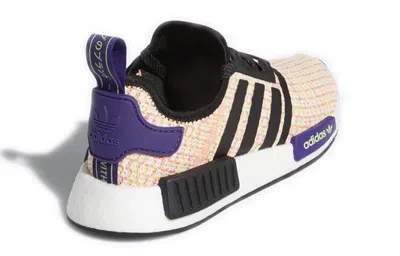 Adidas Originals (gs) Adidas Nmd_r1 J 'solar Yellow Pink' In Multi