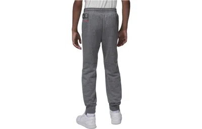 Air Jordan (gs)  X Paris Saint-germain French Terry Pants 'dark Grey' In Gray