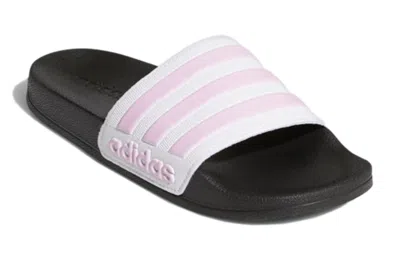 Adidas Originals (gs) Adidas Adilette Shower Slide 'white Clear Lilac'
