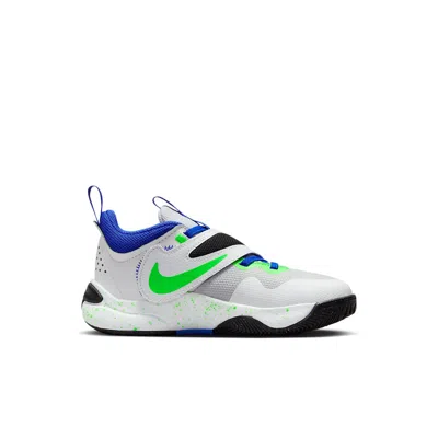 Nike (ps)  Team Hustle D 11 Shoes 'green Strike Racer Blue' In Multi