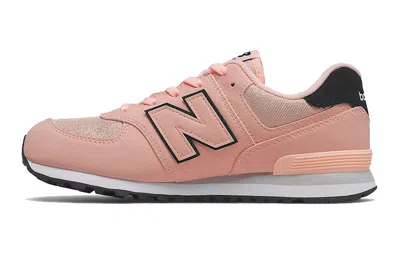 New Balance 574 Big Kid 'fashion Metallic - Cloud Pink'