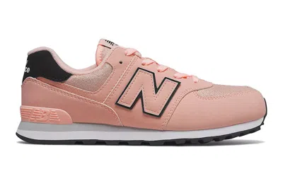 New Balance 574 Big Kid 'fashion Metallic - Cloud Pink'
