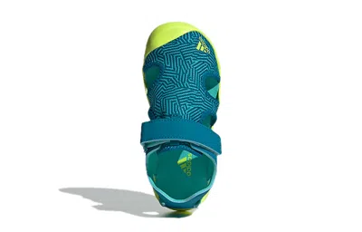 Adidas Originals (gs) Adidas Captain Toey K Green Yellow Sandals 'green Yellow'