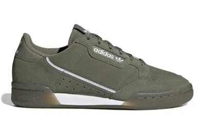 Adidas Originals (gs) Adidas Continental 80 J 'green White' In Multi