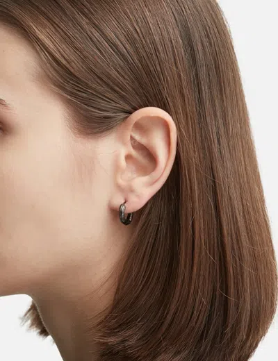 Midnightfactory Woody Hoop Earrings