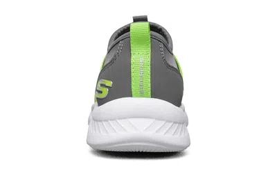 Skechers (gs)  Comfy Flex 2.0 'dark Grey Yellow' In Gray
