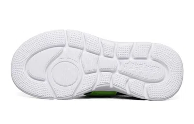 Skechers (gs)  Comfy Flex 2.0 'dark Grey Yellow' In Gray
