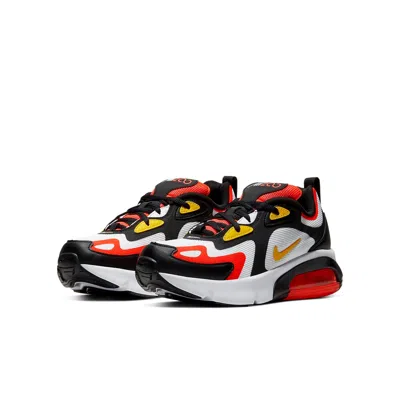 Nike (gs)  Air Max 200 'black Bright Crimson' In Multi