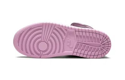 Air Jordan (ps)  1 Mid 'sand Purple' In Burgundy