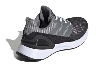 Adidas Originals (ps) Adidas Rapidarun Knit El C 'black Grey' In Gray