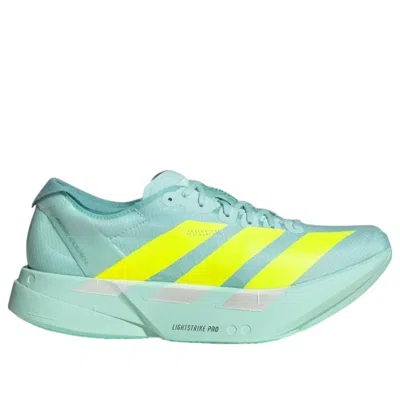 Adidas Originals (wmns) Adidas Adizero Adios Pro 4 'semi Flash Aqua Lucid Lemon' In Blue