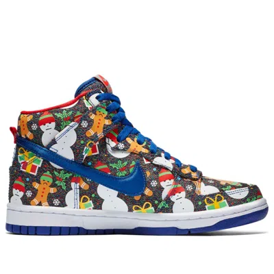 Nike (gs)  X Concepts Sb Dunk Pro High 'ugly Christmas Sweater' 2017