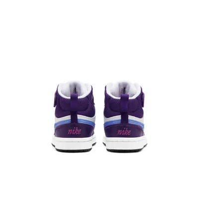 Nike (ps)  Court Borough Mid 2 'purple White Blue'