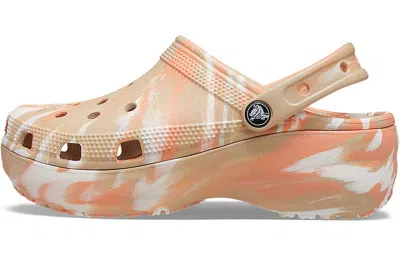Crocs Classic Platform Marbled Clog