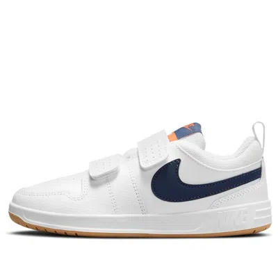 Nike (ps)  Pico 5 Low Tops Casual Skateboarding Shoes White Blue