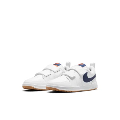 Nike (ps)  Pico 5 Low Tops Casual Skateboarding Shoes White Blue