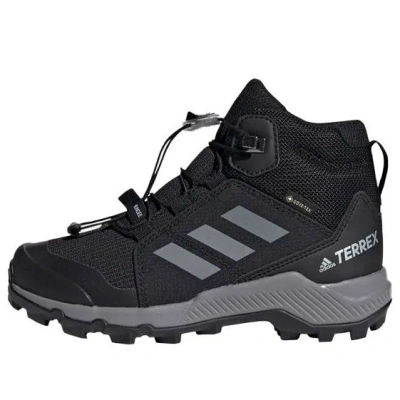 Adidas Originals (gs) Adidas Terrex Mid Gtx K 'black Grey'