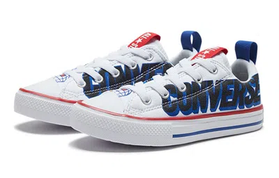 Converse Chuck Taylor All Star Toddler/youth White/blue In Animal Print