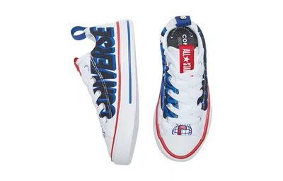 Converse Chuck Taylor All Star Toddler/youth White/blue In Animal Print