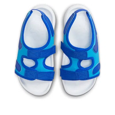 Nike (ps)  Sunray Adjust 6 Slides 'blue Lightning White' In Multi