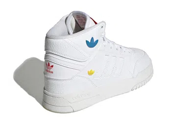 Adidas Originals (gs)  Drop Step 'white Yellow Bright Blue'