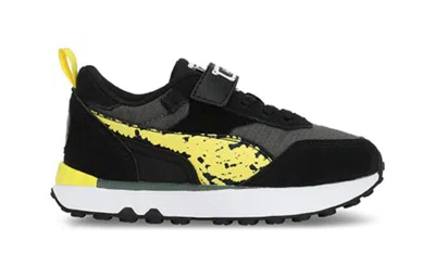 Puma (ps)  X Spongebob Squarepants Rider Fv 'black Yellow'