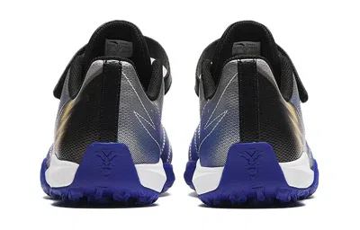 Anta (gs)  Soccer Shoes 'silver' In Blue