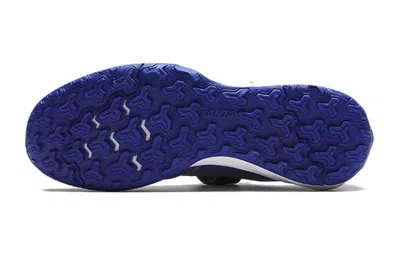 Anta (gs)  Soccer Shoes 'silver' In Blue