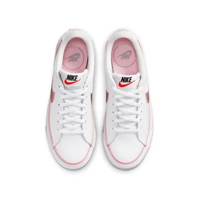 Nike (gs)  Court Legacy 'white Pink Glaze'