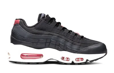 Nike (gs)  Air Max 95 Recraft 'anthracite Team Red' In Black