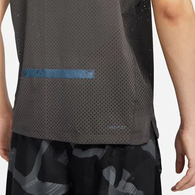 Nike Dri-fit Run Division Rise 365 Running Tank Top 'medium Ash' In Gray