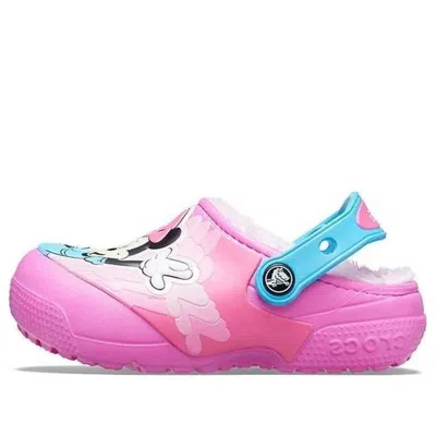 Crocs (gs)  Fun Lab Disney Minnie Lined Clogs 'pink Blue'