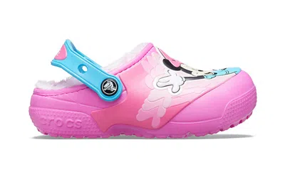 Crocs (gs)  Fun Lab Disney Minnie Lined Clogs 'pink Blue'