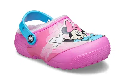 Crocs (gs)  Fun Lab Disney Minnie Lined Clogs 'pink Blue'