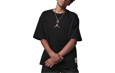 Air Jordan (gs)  Oversized T-shirt 'black Multi'