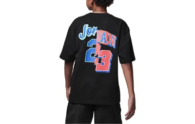 Air Jordan (gs)  Oversized T-shirt 'black Multi'