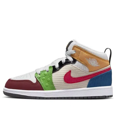 Air Jordan (ps)  1 Mid Se 'messy Room' In Multi