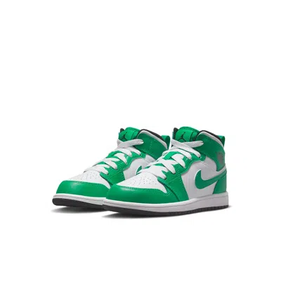 Air Jordan (ps)  1 Mid 'lucky Green'