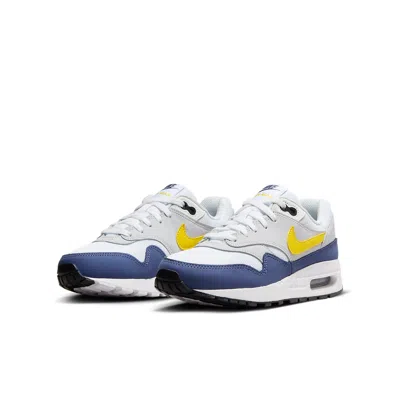 Nike (gs)  Air Max 1 'white Yellow Blue'