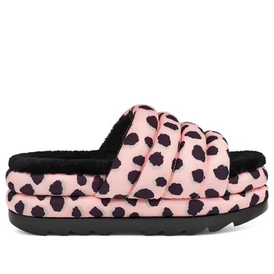 Ugg (wmns)  Cheetah Print Slippers 'pink' In Pink