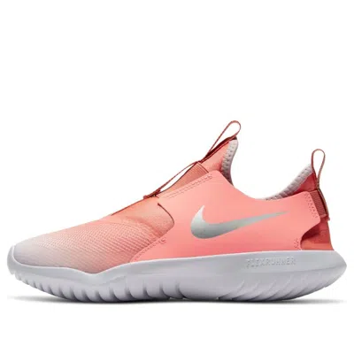 Nike (gs)  Flex Runner 'crimson Bliss Metallic Platinum'